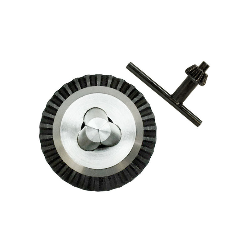 Heavy Duty 1/32'' - 1/2'' JT33 Drill Chuck w- Key keyed Sleeve