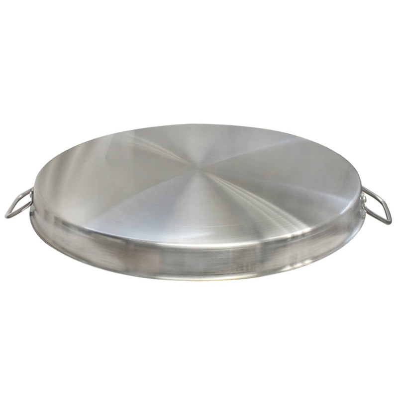 Heavy Duty 21-3/4" ROUND Stainless Steel Comal Griddle Pan Grill Fry Tray Cook