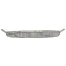 Heavy Duty 21-3/4" ROUND Stainless Steel Comal Griddle Pan Grill Fry Tray Cook