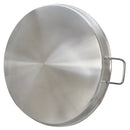 Heavy Duty 21-3/4" ROUND Stainless Steel Comal Griddle Pan Grill Fry Tray Cook