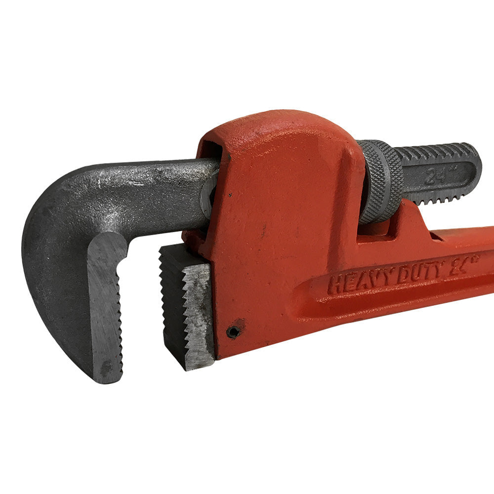 Heavy Duty 24'' Adjustable Pipe Wrench Plumbing Monkey Soft Grip