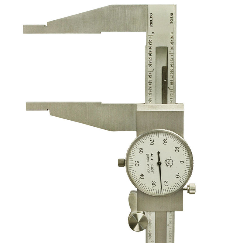 Heavy Duty 24'' Stainless Steel Long Range Dial Caliper GRAD 0.001'' OD ID Measuring