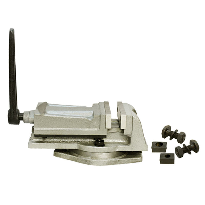 Heavy Duty 4'' Swivel Base Milling Vise Machine Vise w- Ruler 3-1/8'' Jaw Opening