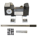 Wall mounted weep hole puncher for sheet metal and HVAC ductwork