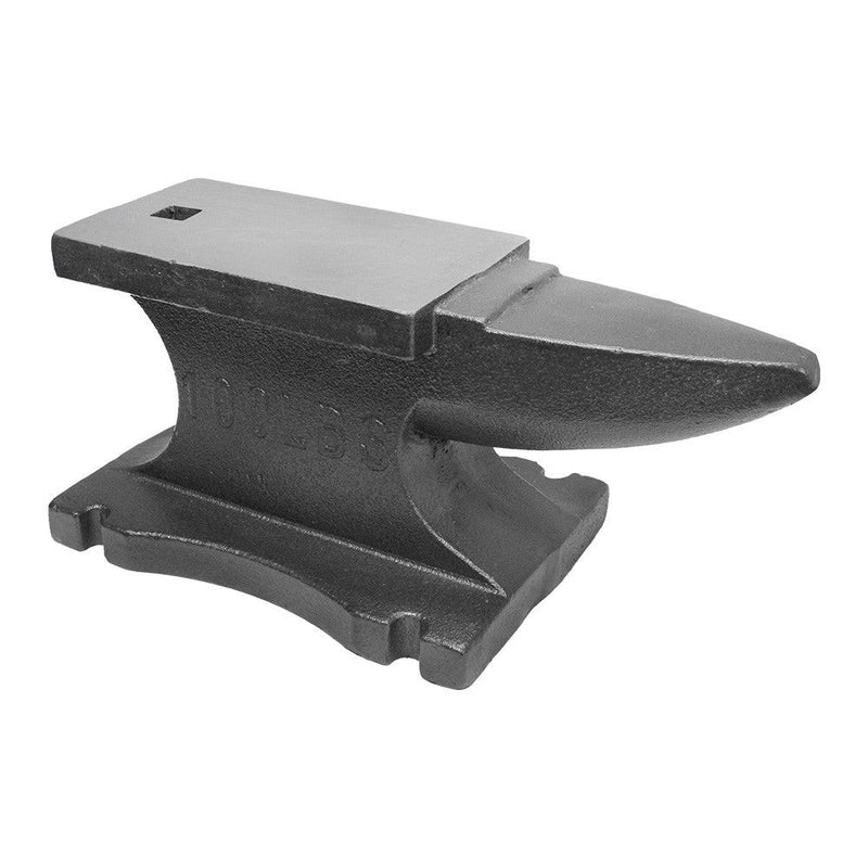 Heavy Duty Cast Iron 100 Lbs Anvil Blacksmith Long Horn Hardy Hole