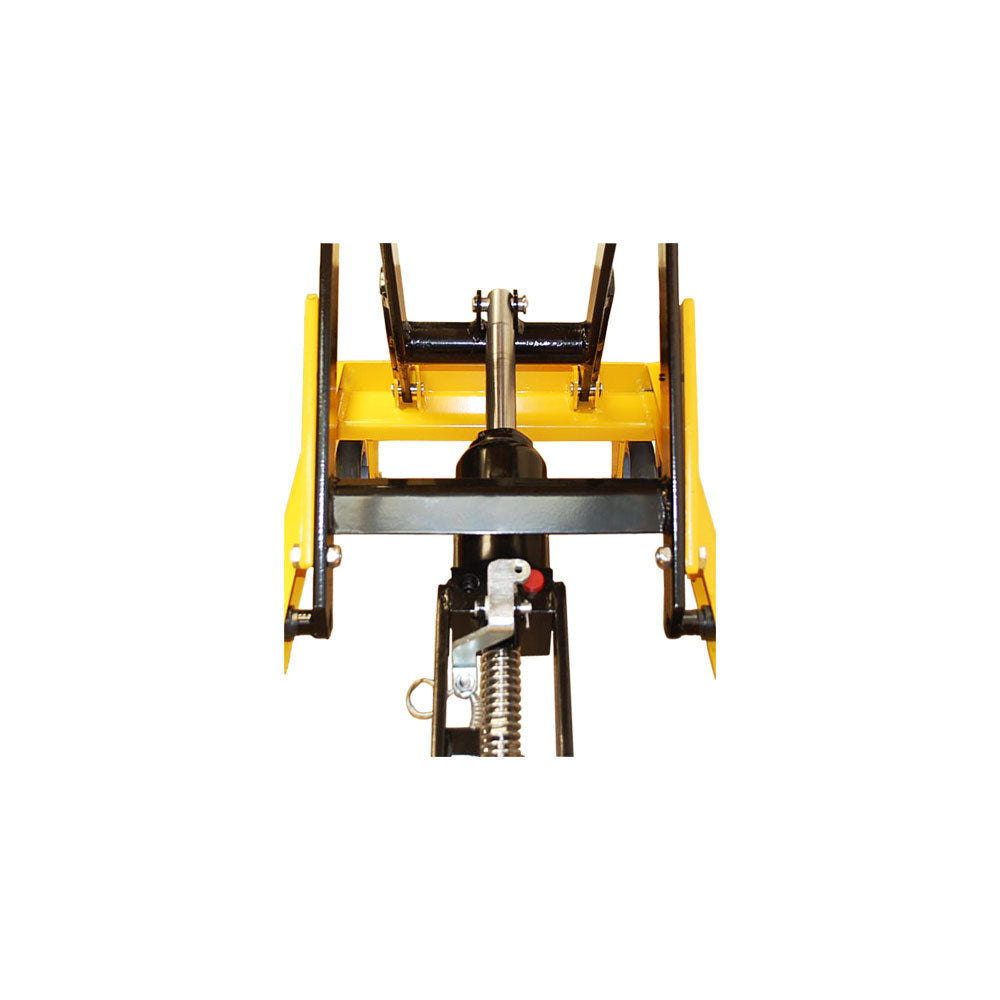 Heavy Duty Mobile 330LB Hydraulic Table Lift 9" to 28" Jack Cart
