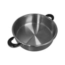 High Quality 18 Quart Stainless Steel Low Pot With Lid Capsule Base Cookware