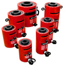 Hollow Plunger 30 Ton Hydraulic Cylinder Jack Ram Lifting 1.96" (50mm) Stroke