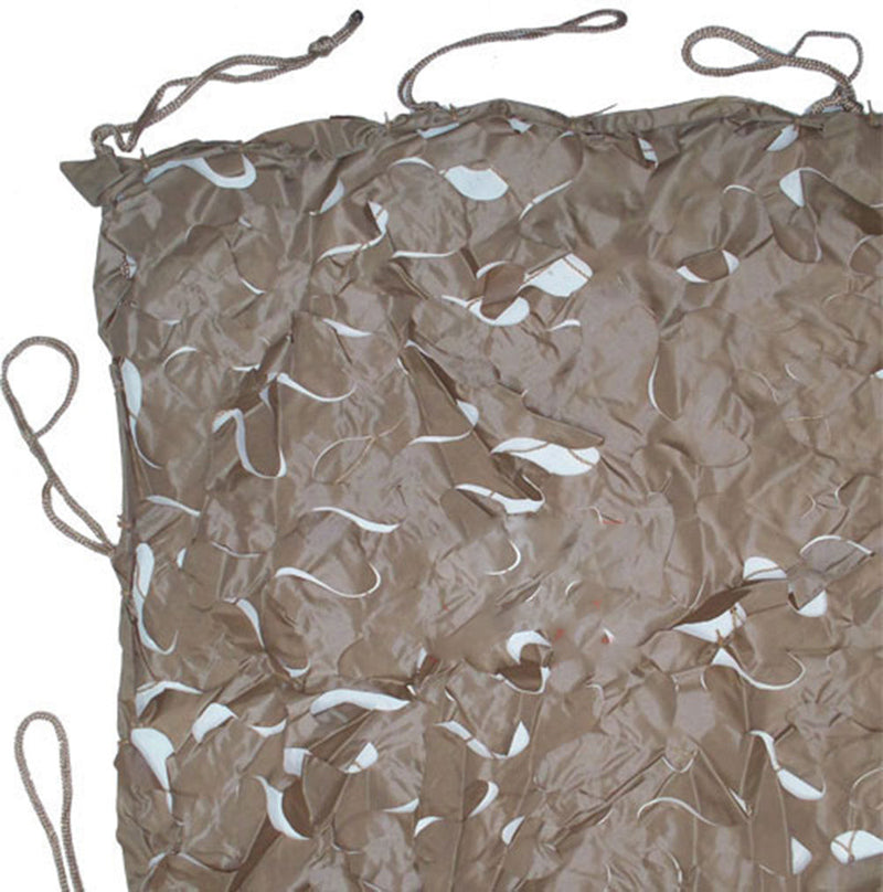 Hunting CAMO NET Netting Blind Disguise Ground Cover Camouflage 10x10' Tan