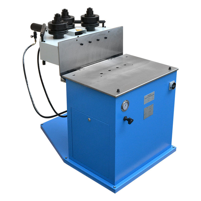 HV 2HP Hydraulic Pinch Roll Bender Ring Roller Profile Tube Pipe Round Square Band 220 Volt 3-Phase