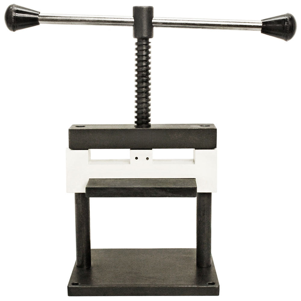 Jeweler Metal Cutting Punch Manual Press Working Area 5-1-2" x 4" x 4" Steel Sheet Press