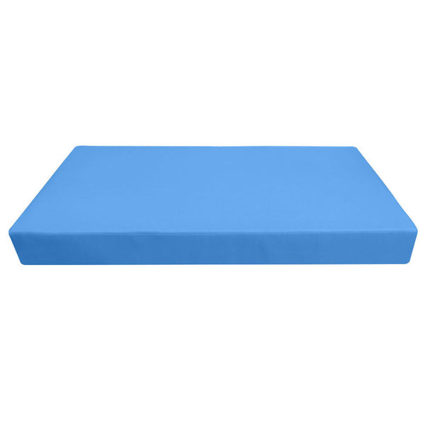 Knife Edge 6" Crib Size 52x28x6 Outdoor Daybed Mattress Fitted Sheet Slip Cover Only -AD102