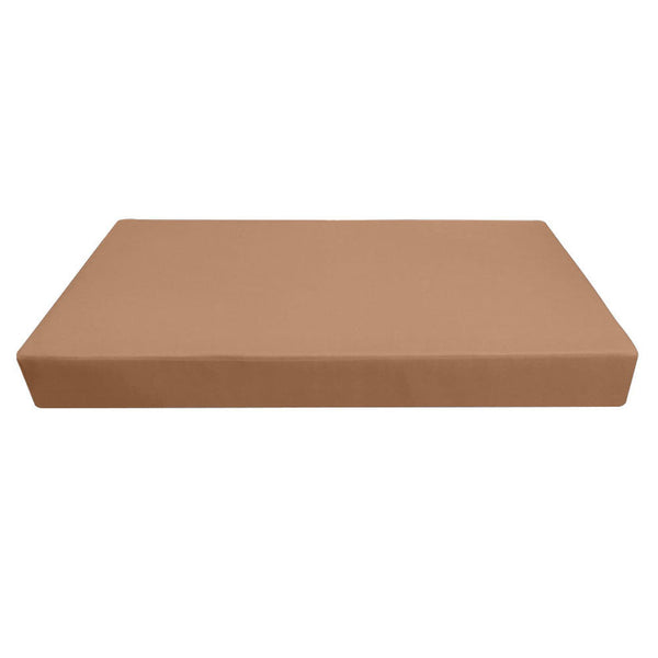 Knife Edge 6" Crib Size 52x28x6 Outdoor Daybed Mattress Fitted Sheet Slip Cover Only -AD104