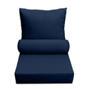 Outdoor lounge chair cushion