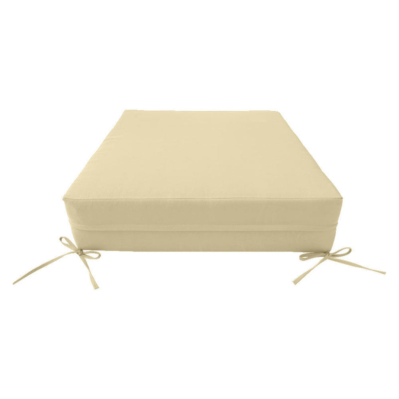 Outdoor lounge chair cushion