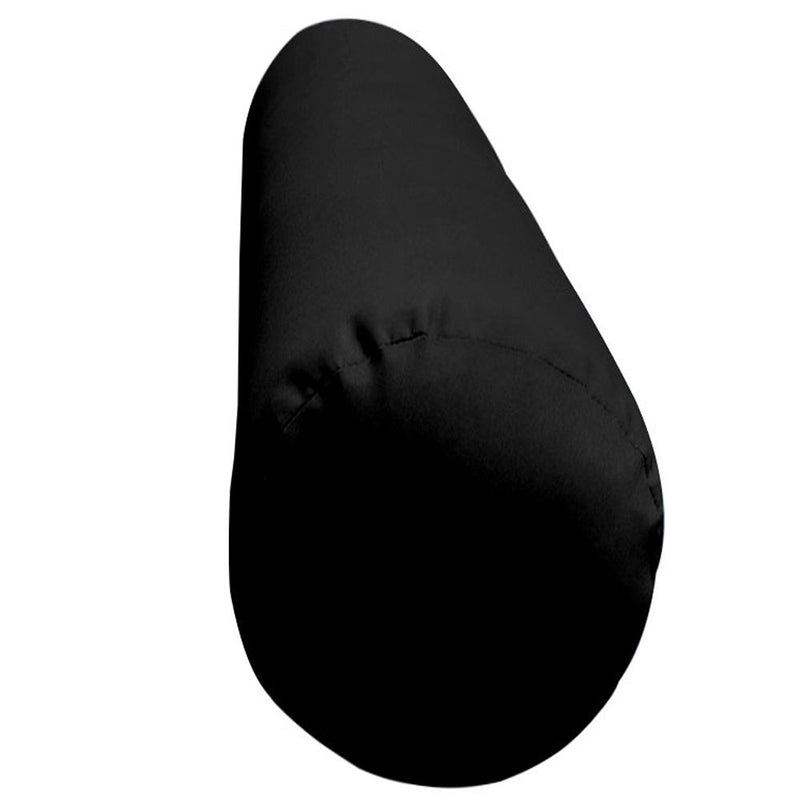 Medium Size 24x26x6 Knife Edge Outdoor Deep Seat Backrest Cushion with Bolster, Water Repellent Patio Cushion Insert and Cover Set AD109