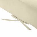 Knife Edge w-Buttons Ottoman Cushion Chair Seat In-Outdoor Polyester 16 x 16 x 5 -AD006