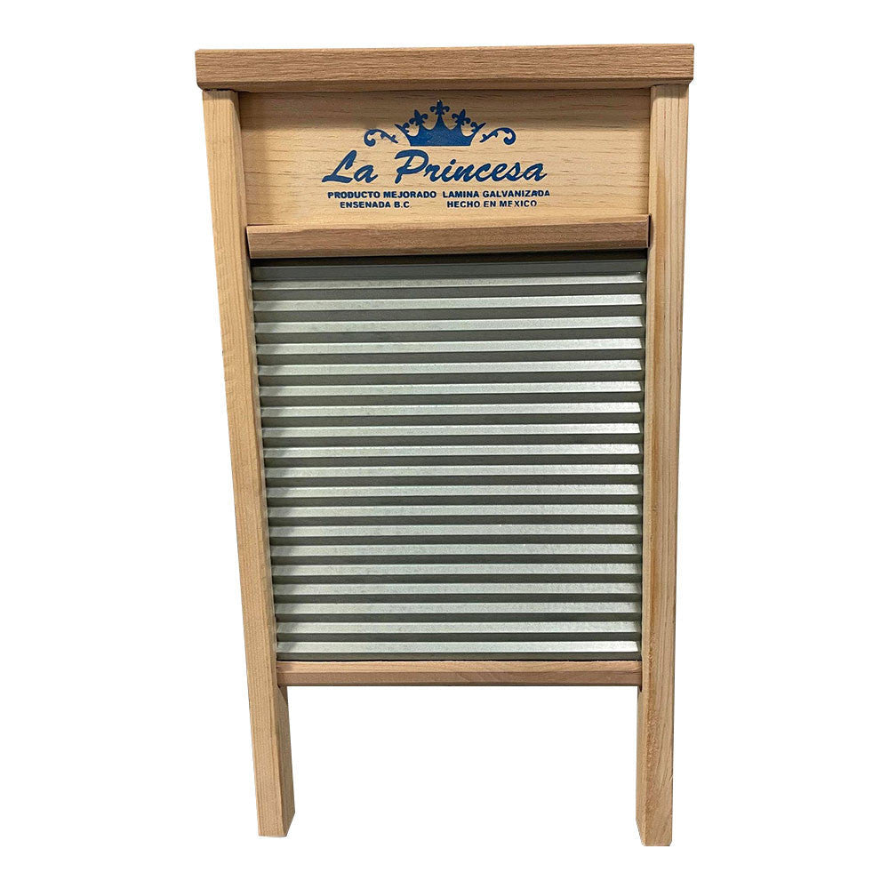 Large Lavadero Hand Wash Wooden Galvanized Sheet Corrugated Wash Board