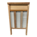 Large Lavadero Hand Wash Wooden Galvanized Sheet Corrugated Wash Board