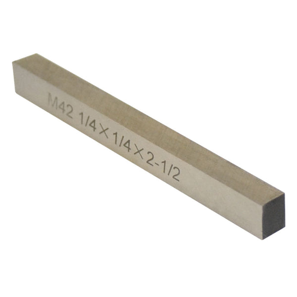 M42 1/4'' x 1/4'' x 2-1/2'' Cobalt Steel Square Tool Bit Lathe Fly Cutter Mill Blank