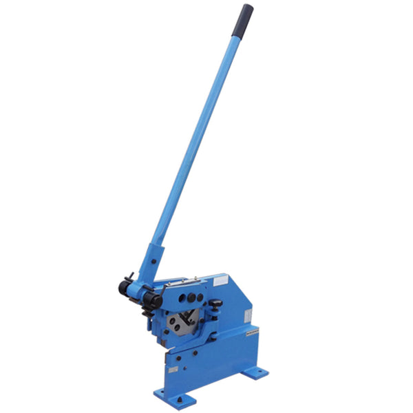 Manual Ironworker Cutting Plate Bar Angle Section Shear Cutter Sheet Metal Flat Square Round Steel