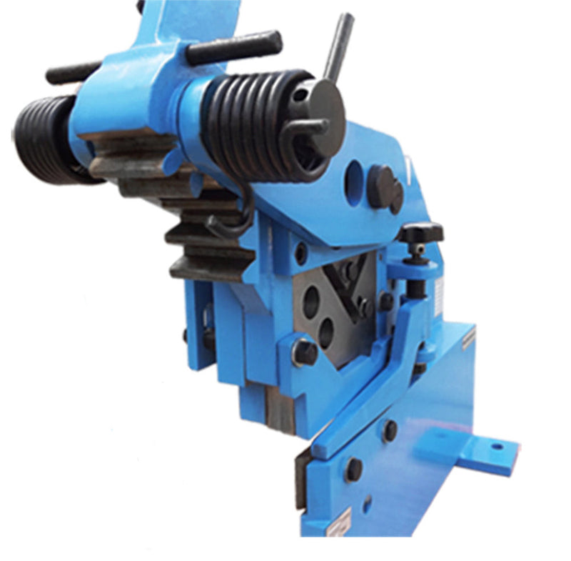 Manual Ironworker Cutting Plate Bar Angle Section Shear Cutter Sheet Metal Flat Square Round Steel