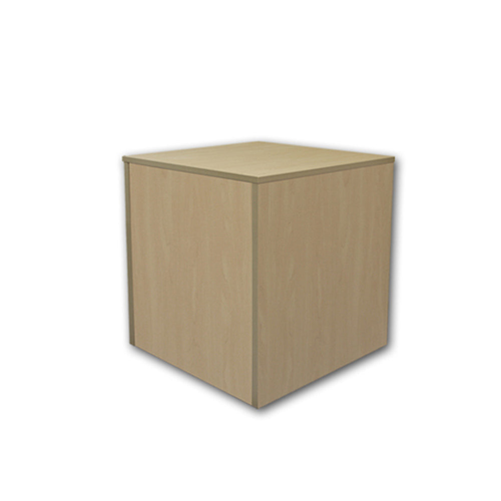 Maple 18'' x 18'' Knockdown Bases Pedestal Base Box Cube Display Fixtu
