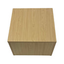 Maple 18'' x 18'' x 12'' Cube Pedestal Display Knockdown Base Retail Fixture