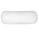 White bolster insert for daybed or couch arm support — single