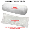 Replacement bolster pillow insert, white cylinder