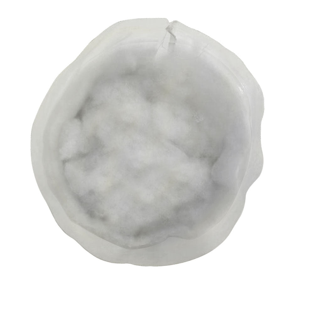 White round bolster pillow insert, single piece — insert only