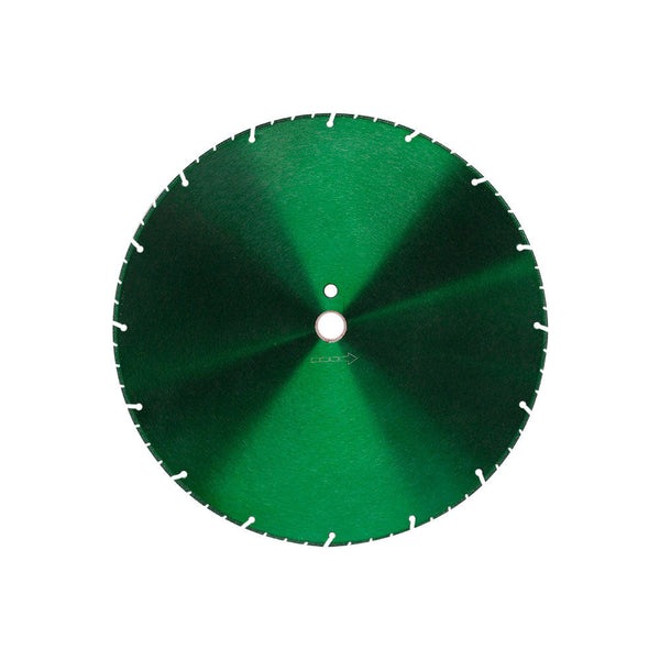 Metallic Green 14'' Metal Cutting Diamond Blade 1''-20mm Arbor Metal Studs Pipe Angle Steel
