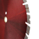 Metallic Red 12" x .125'' x 1"-20mm Turbo Segmented Diamond Blade Cutter Cutting 15mm Rim