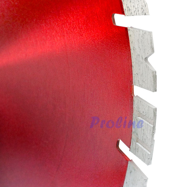 Metallic Red 14" x .125'' x 1" Turbo Segmented Diamond Blade Cutter Cutting