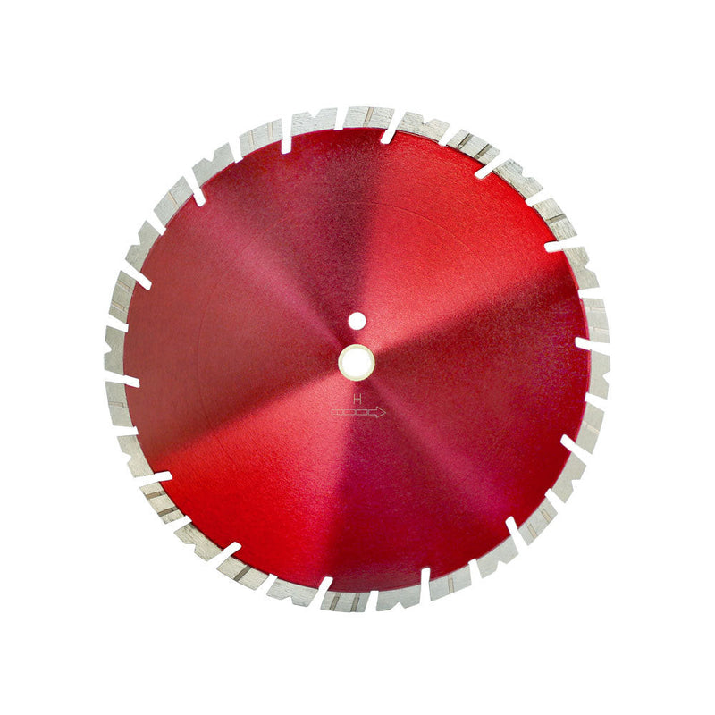 Metallic Red 16" x .140" x 1" Turbo Segmented Diamond Blade Cutter Cutting Motar