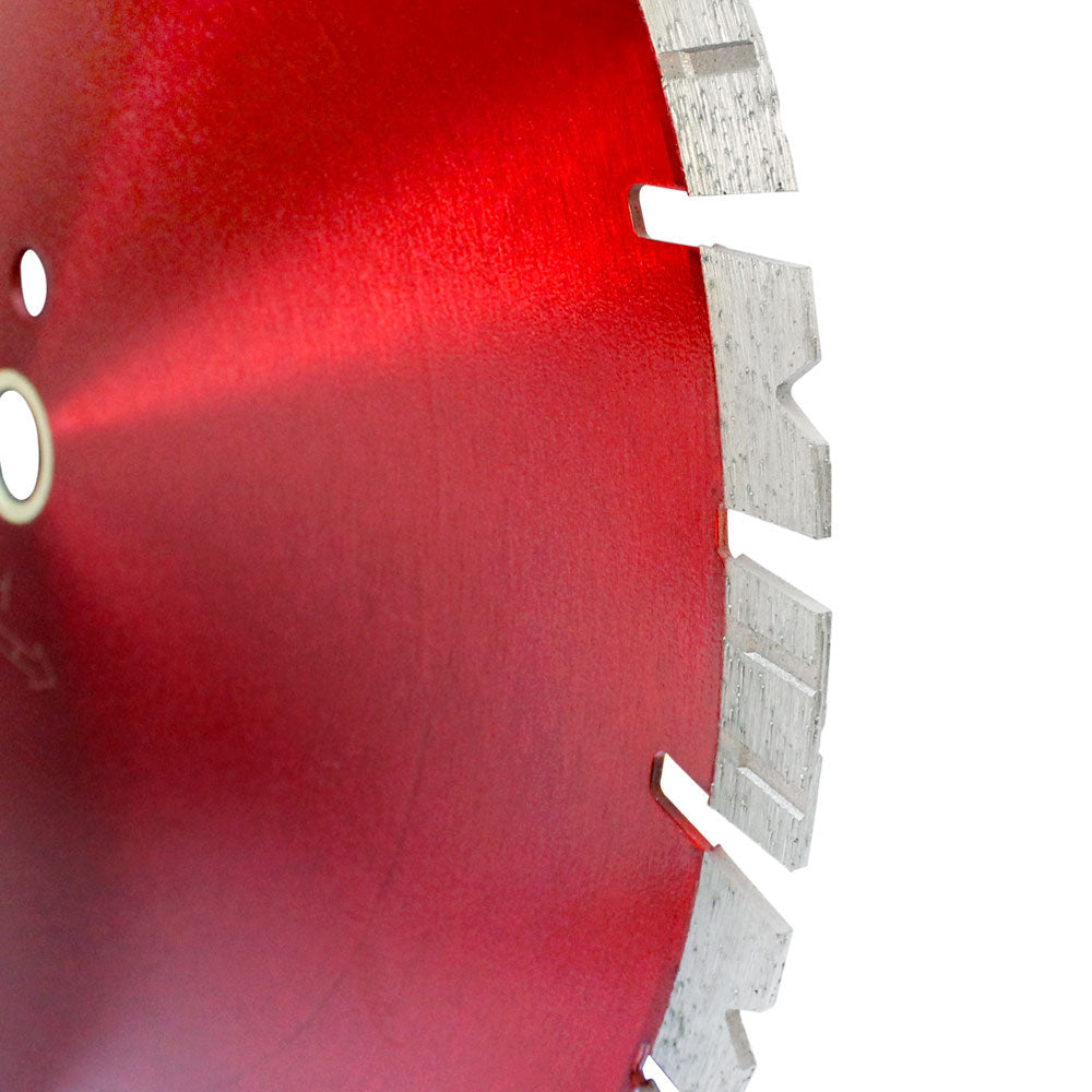 Metallic Red 16" x .140" x 1" Turbo Segmented Diamond Blade Cutter Cutting Motar