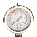 MH3 Manual 10,000 PSI Air Hydraulic Hand Pump Pressure Gauge 72" Hose Coupler