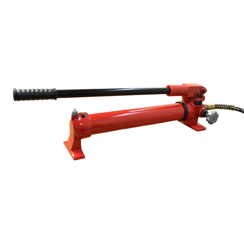 MH5 Manual 10,000 PSI Air Hydraulic Hand Pump 72" Hose  & Coupler Included