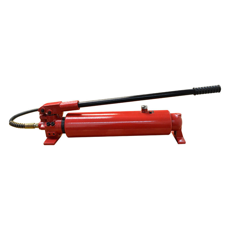 MH6 Manual 10,000 PSI Air Hydraulic Hand Pump 72" Hose & Coupler 2 Speed