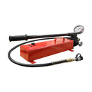MH7 Single Acting Manual 10,000 PSI Air Hydraulic Hand Pump 72" Hose Pressure Gauge