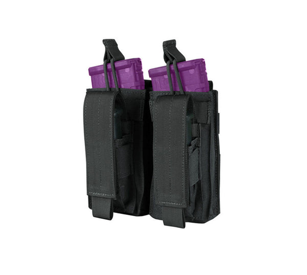 Condor MOLLE Modular Bungee Open Top Kangaroo Rifle Pistol Magazine Mag Pouch-BLACK