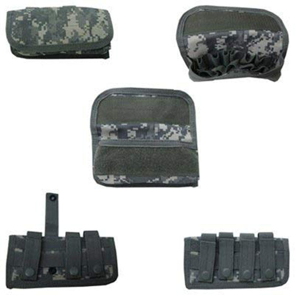 Molle Tactical Military Shotgun PaintBall Ammo Pouch Bag - ACU Digital