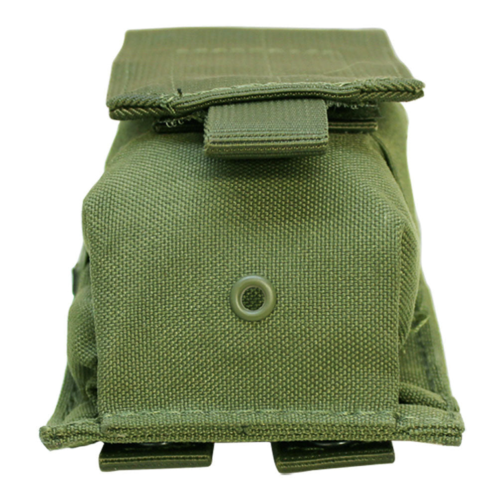 Condor MOLLE Tactical NATO .308 or 7.62 Single Rifle Magazine Mag Pouch Close Flap-OD GREEN