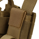 Condor Molle Tactical PALS Double Flash Bang  Pouch Magazine Mag Flap Buckle-TAN
