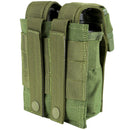 Condor Molle Tactical PALS Double Flash Bang Pouch Magazine Mag Flap Buckle-OD GREEN