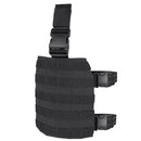 Condor MOLLE Universal Drop Leg Holster Panel Platform Holster-BLACK
