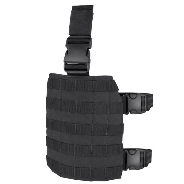 Condor MOLLE Universal Drop Leg Holster Panel Platform Holster-BLACK