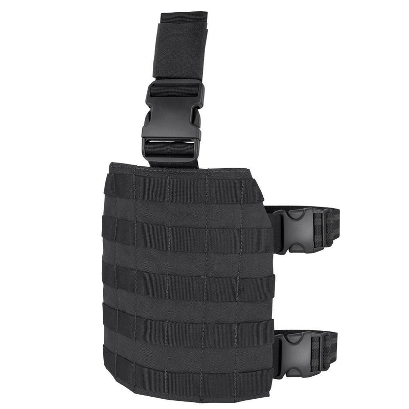Condor MOLLE Universal Drop Leg Holster Panel Platform Holster-BLACK