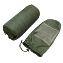 OD GREEN 86''L x 58''W G.I Style Poncho Liner Blanket Sleeping Bag Liner Rip-Stop Nylon w- Pouch