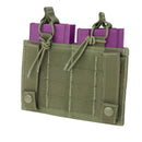 Condor OD Green Molle Tactical Double Pistol Kangaroo Magazine Mag Pouch